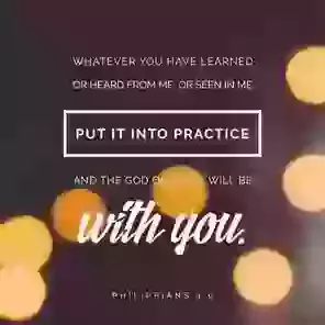 Weds 29th November Philippians 4:2-9
